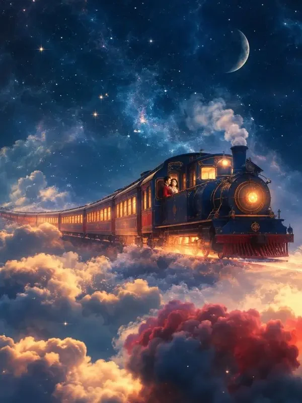 黄果漫剧《星河列车》封面
